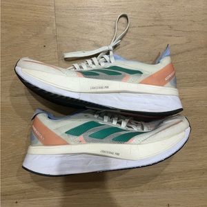 Adidas Women's Adizero Boston 11 Carbon Shoes (Size 8); Worn Once